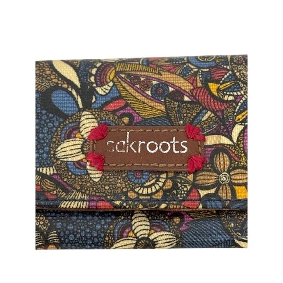 Sakroots Peace Keychain Wallet Change Purse - Picture 2 of 6